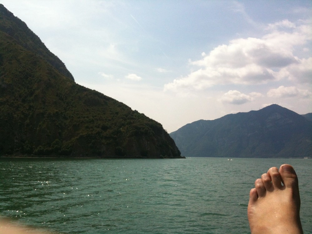 Boat to Monte Isola, Brescia, Lombardy, Italy 2012