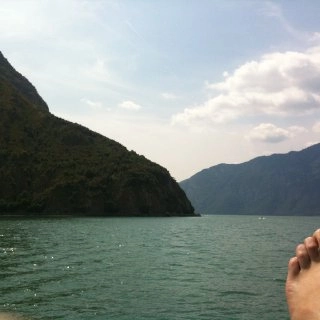 Boat to Monte Isola, Brescia, Lombardy, Italy 2012